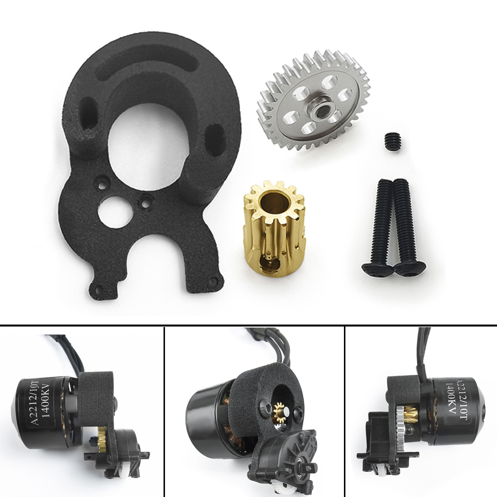 4 pièces RC Jante Hub Ensemble Remplace Partie pour Axial SCX24 90081