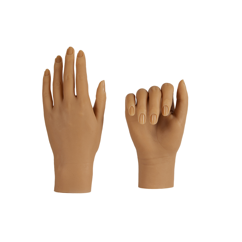Silicone Model Hand Fake Hand Nail Practice Adult 3D Female Display  Mannequin