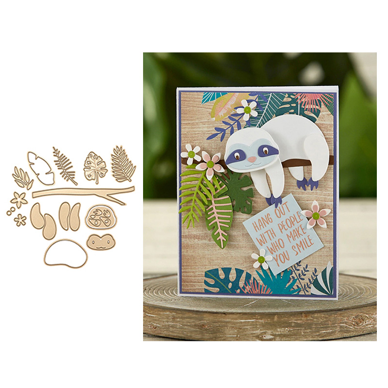 Greetings Warm Wishes Metal Cutting Die Scrapbooking Card Making Album Embossing