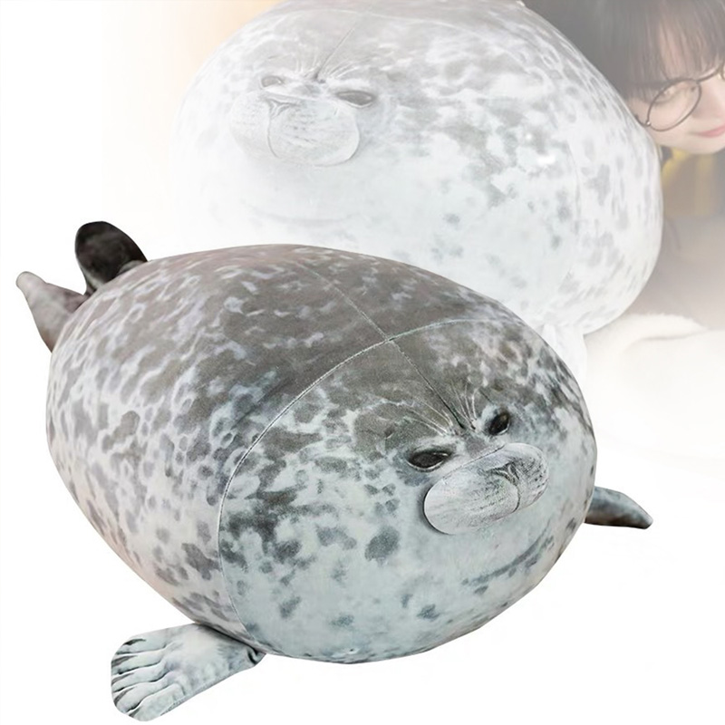seal plush pillow