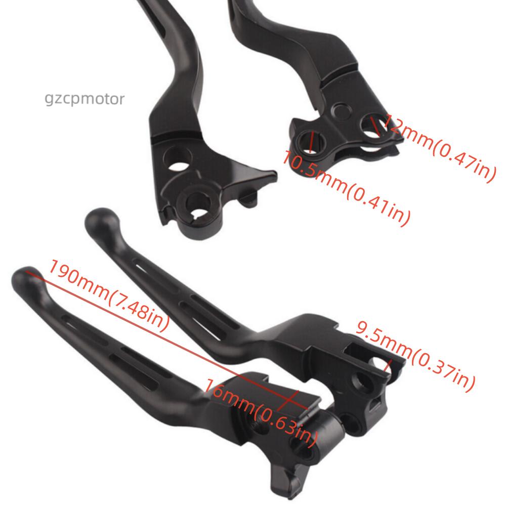 Gloss Black Brake & Clutch Levers For Harley 1996-2007 Electra Glide Road King Street Glide – JUNJUMOTO