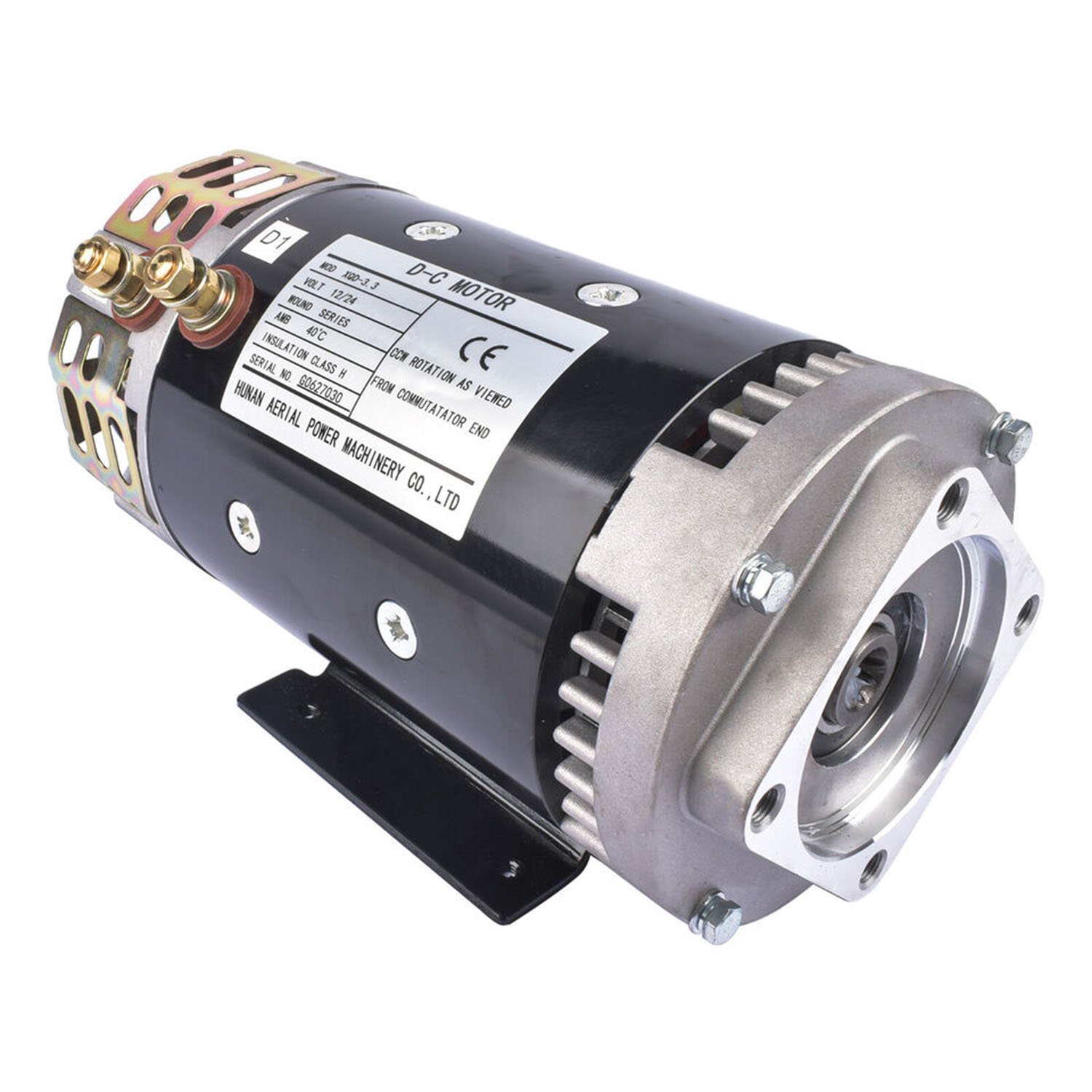 OE QUALITY 24VDC 4.5HP Pump Motor – For Genie Scissor Lifts GS-1930, GS-2646, GS-3246 & Boom Lifts TMZ50/30 TZ50/30 – Replaces 40844GT