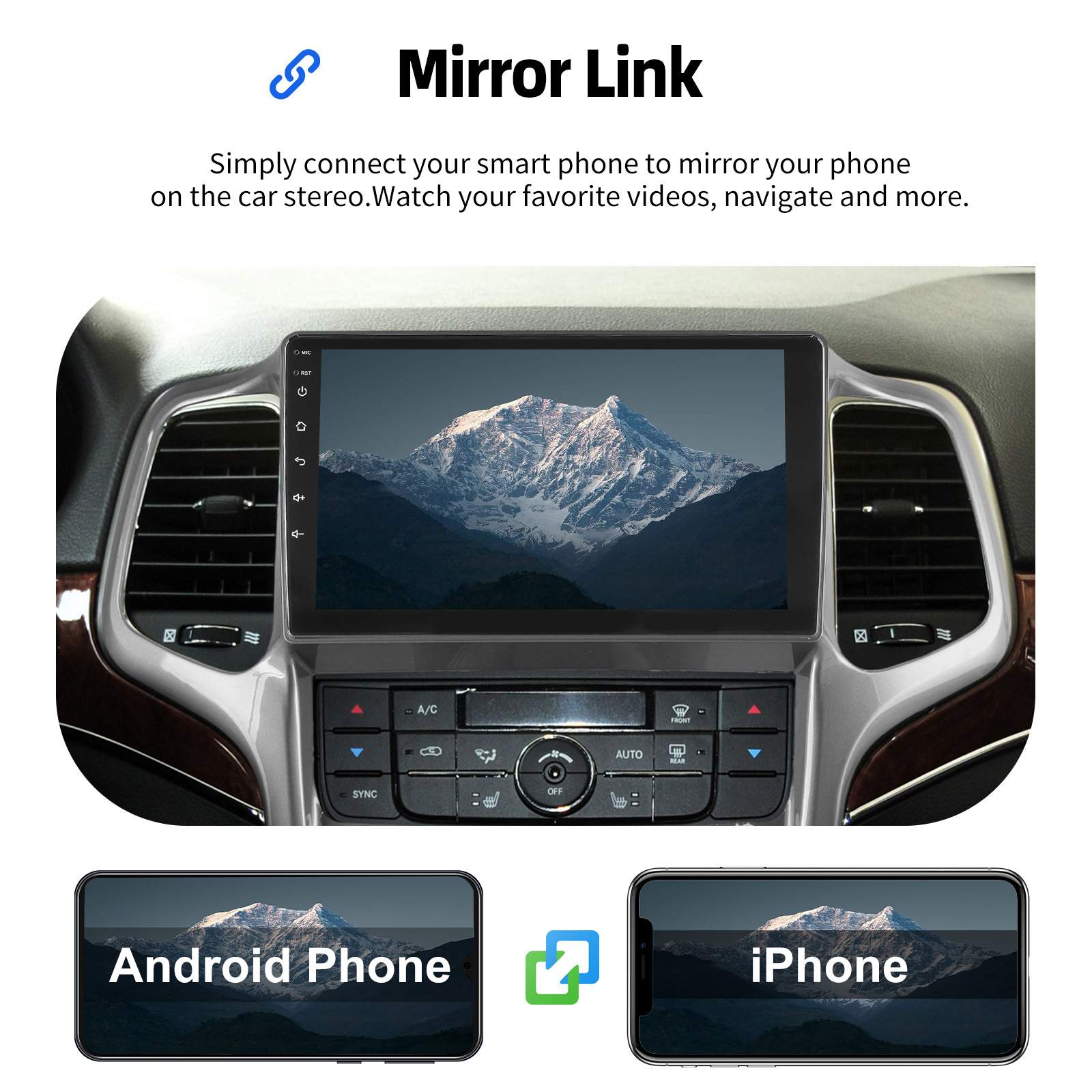 AHD reversing camera picture