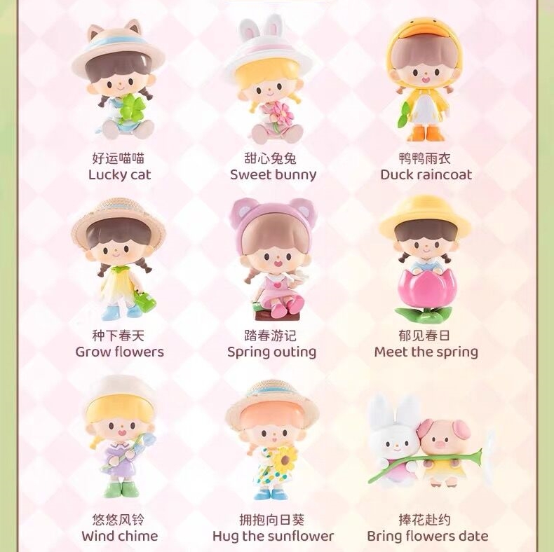 F.UN zZoton Flower Spring Travel Notes Series Blind Box Confirmed