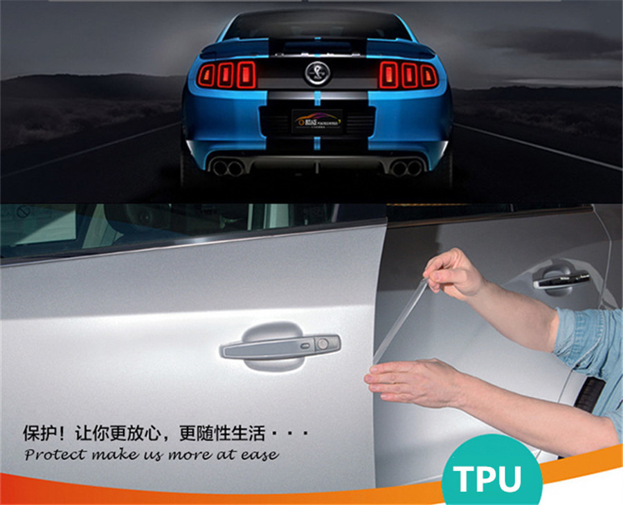 5m Clear Car Paint Protection Strip Door Hood Trunk Edge ...