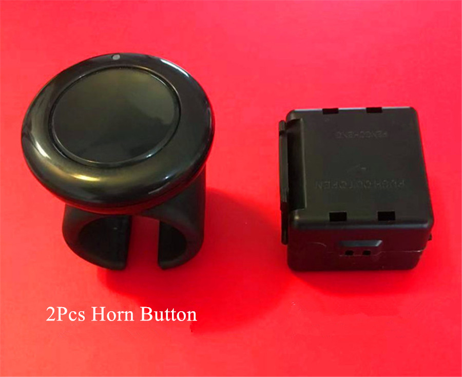12V Car Horn Switch Kits Refit Steering Wheel Wireless Horn Buttons