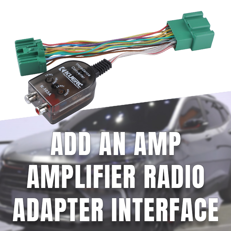 Add An Amp Amplifier Adapter Interface – 2014-2020 Chevy GMC, 71-2107, Plug & Play