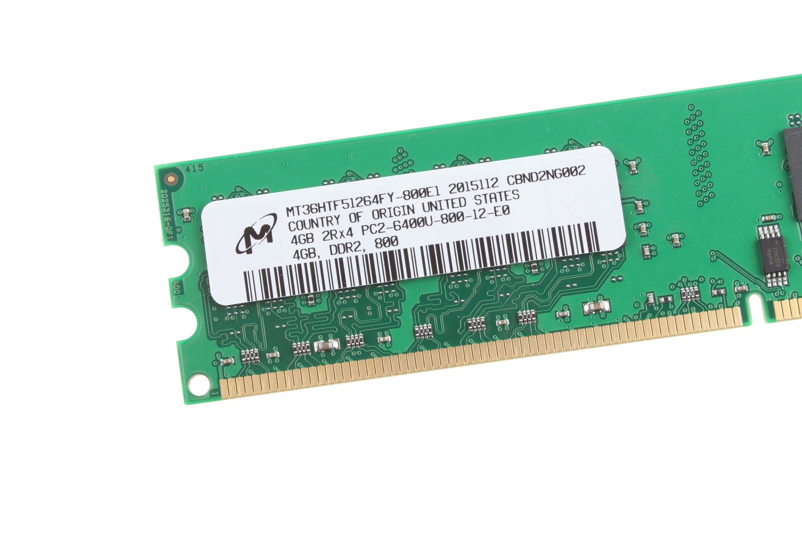 2 GB DDR2-RAM PC2-6400U Non-ECC CL5 1.8V 'Corsair CM2X2048-6400C5' Ve - Foto 6