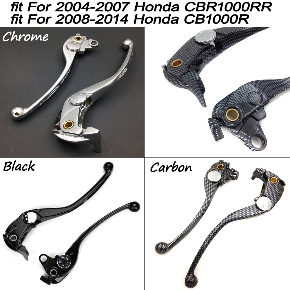 Motorcycle Modified Skull Brake Clutch Lever Handle Shadow 750 1100 CBR600 F2 F4i Black