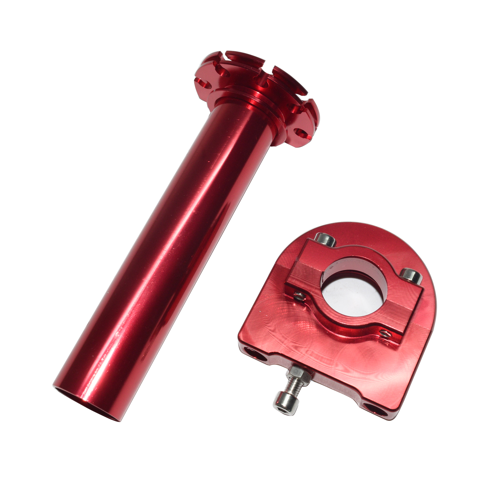 Universal Piece Of 2 Motorcycle Handlebar End Plug Aluminum Alloy 7/8" 22mm OD