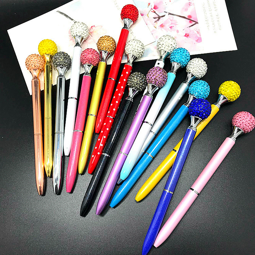 Neu Schöner Kristall Luxus Kugelschreiber mit Diamant Stardust Kristallen pens