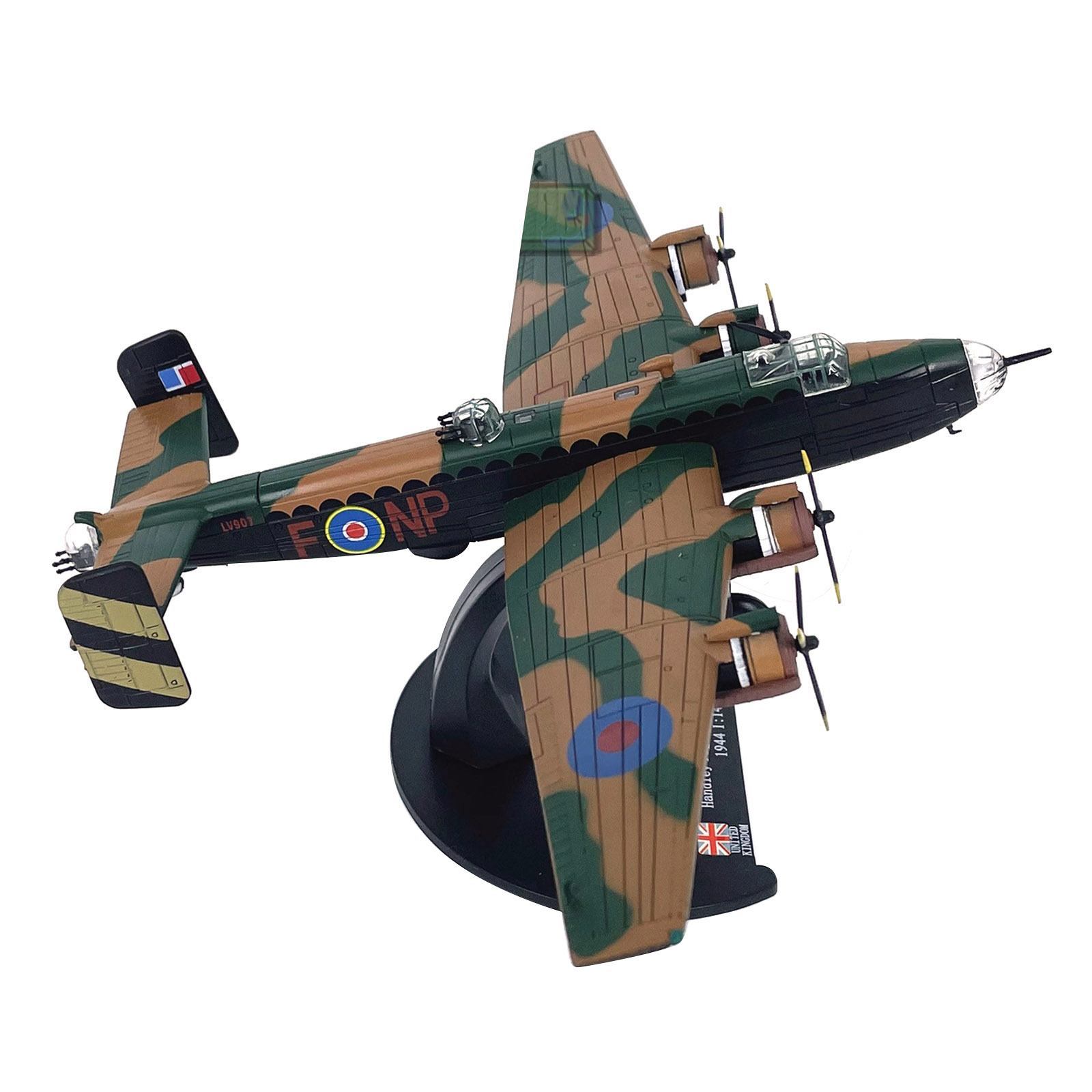 16cm Diecast 1/144 WWII For Handley Page Halifax B.Mk III Bomber