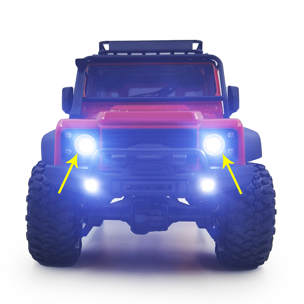 Front Rear LED Lights Kit Upgrade Parts for 1/18 Traxxas TRX4-M RC Crawler  | eBay