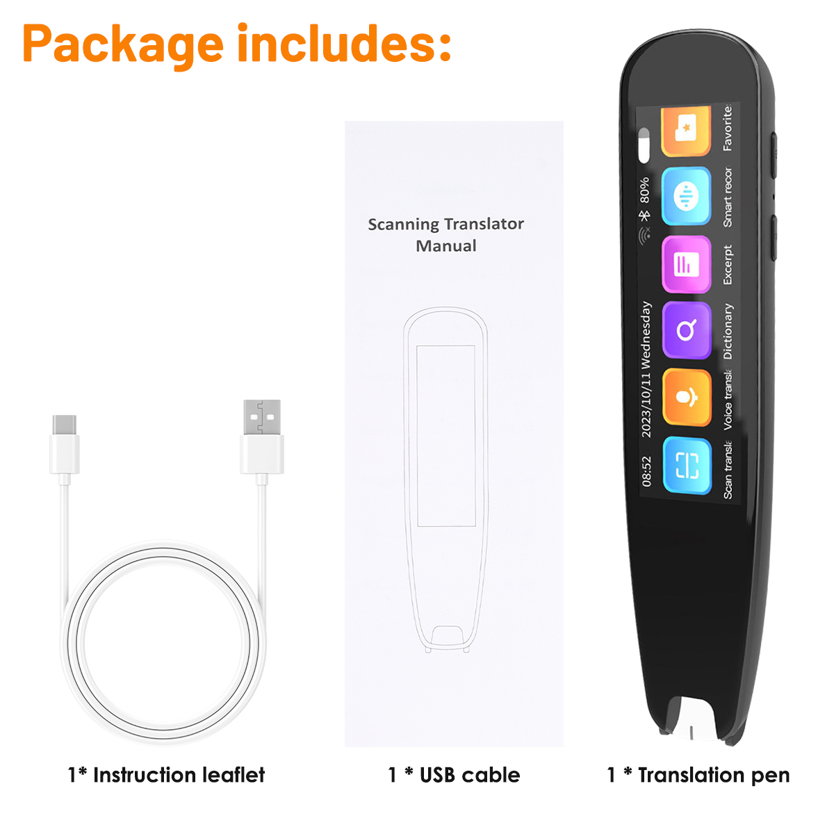 Offline Smart Language Translation Pen Scanner Voice Translator Machine Arabic For Quran 134 Languages Intelligent Translator - 44 - View #7