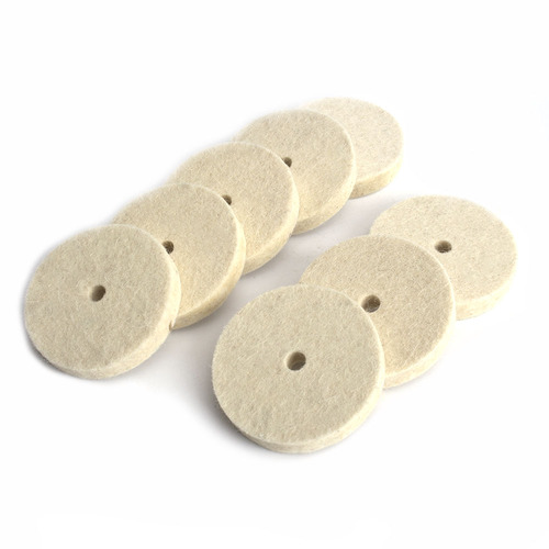 10pcs 3mm Wool Felt Polishing Wheel Buffing Pad Grinding Set For Rotary Tools