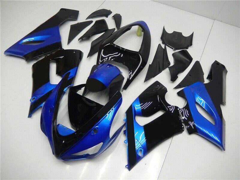 100％安い Fairing MS Fit Blue Black 2005-2006 ZX-6R Ninja Kawasaki for ジャケット・アウター