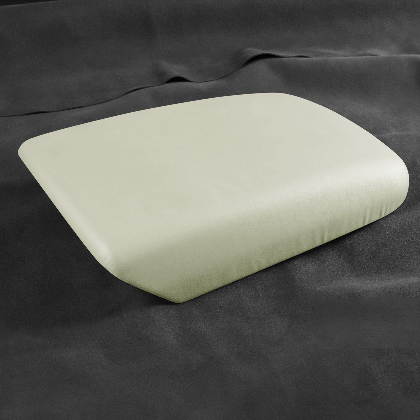Beige Leather Armrest Lid Cover Center Console For AUDI A4 A5 2017