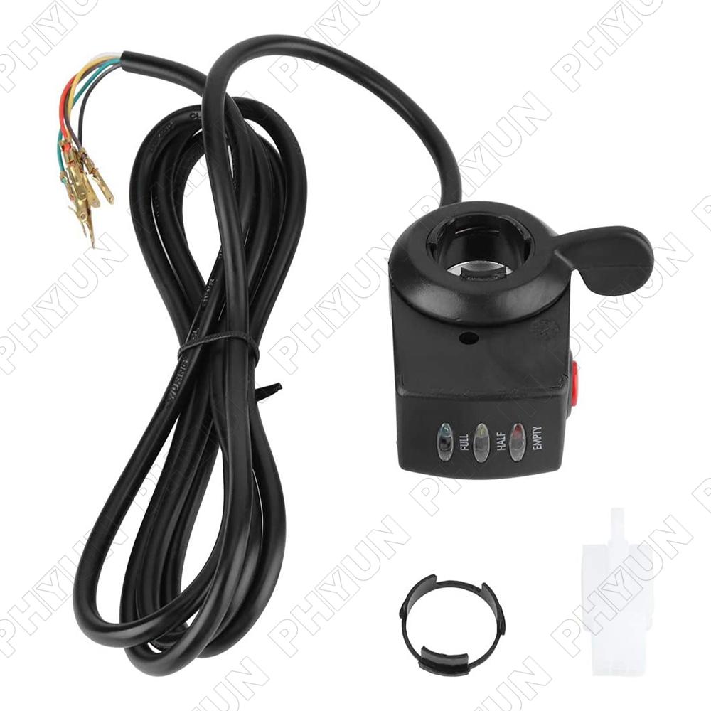 6.5'' 36V LED Twist Throttle Thumb Control Set For E-bike