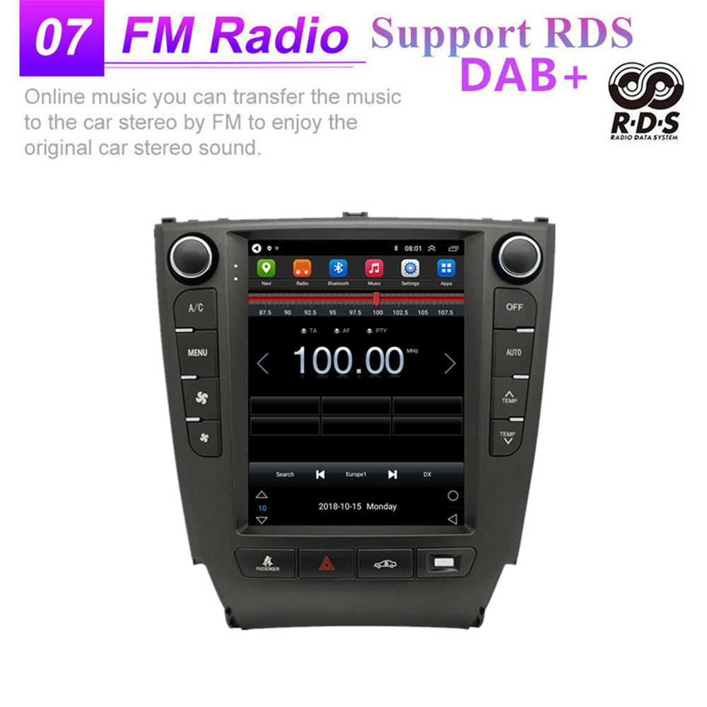 Car Stereo Radio GPS Navi 9.7'' Android 11 For 2005-2012 Lexus