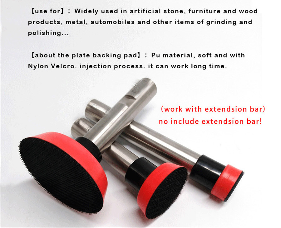 3/" Tray Plate Backing Sponge Pad For M16 Thread Polishing Machine 2/" 1.2/"