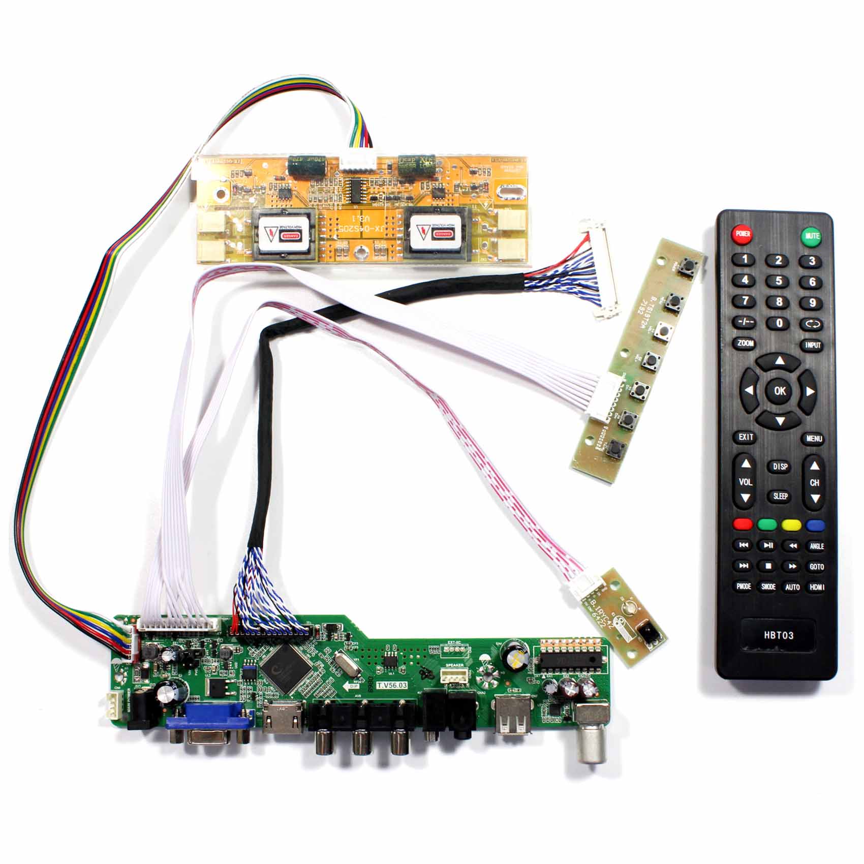 Kit for ITSX95E ITSX95C TV+HDMI+VGA+USB LCD LED screen Controller Driver Board 
