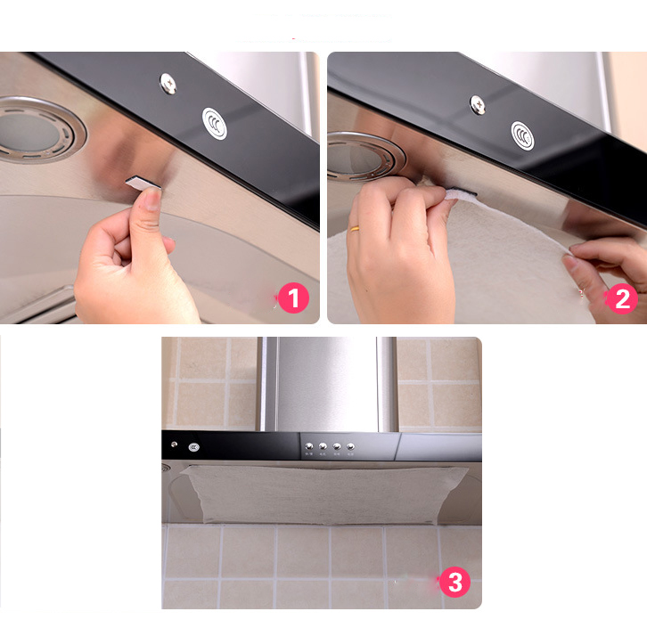 4x Universal Cooker Extractor Hood Fan Grease Dirt Filter Cut Size Fit 47x57cm