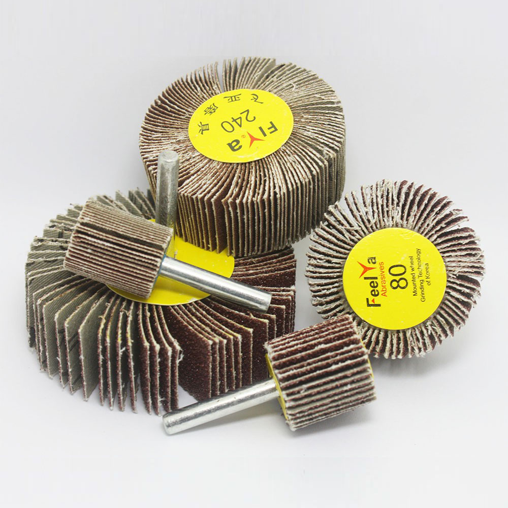 2080mm Sanding Flap Grind Wheel Disc Abrasive Rotary Drill 6mm Shank