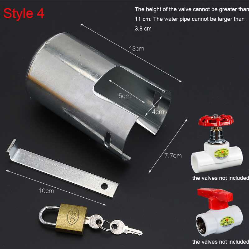 Outdoor Faucet Lock Tap Padlock Key Sink Valve Anti Theft Lockable