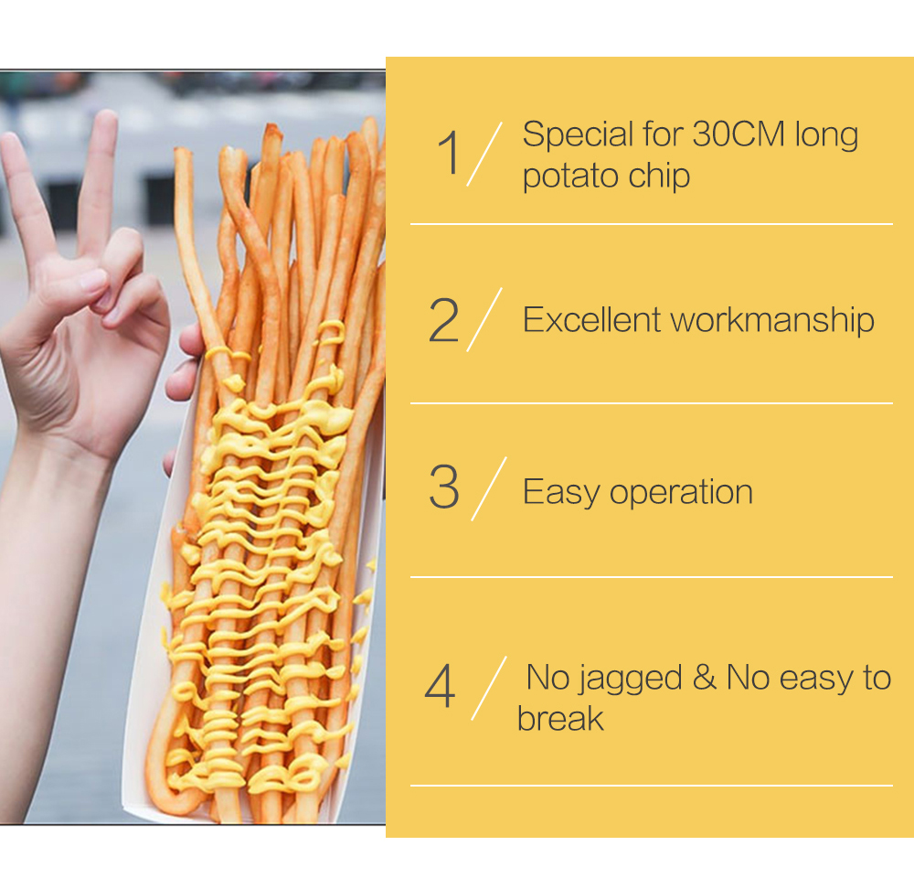 30cm French Fries Press Long Chips Machine Vertical Manual French Fries  Squeezer