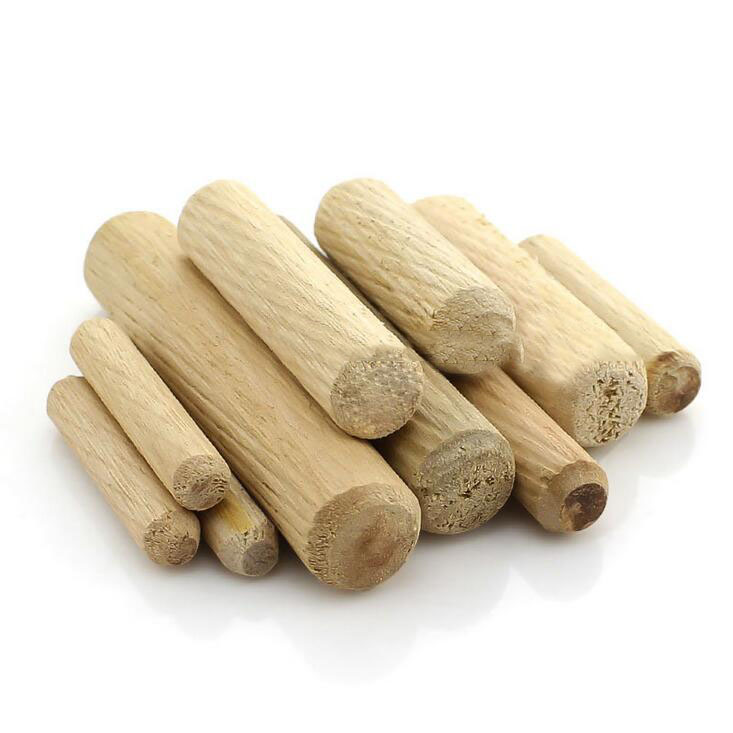 M6M10 Wood Dowel Pin Natural Wooden Chamfered Fluted Pin Home Hardwood