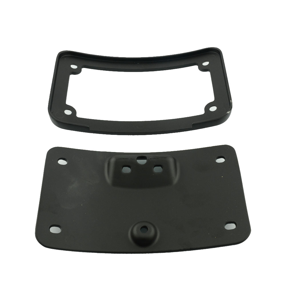 Curved Laydown Number License Plate Mounting Bracket For Harley FLSTN Deluxe eBay