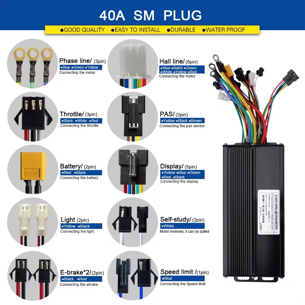 Batería De Litio Eléctrica Con Cubo De 48 V 1500 W Para Moto | Cuotas