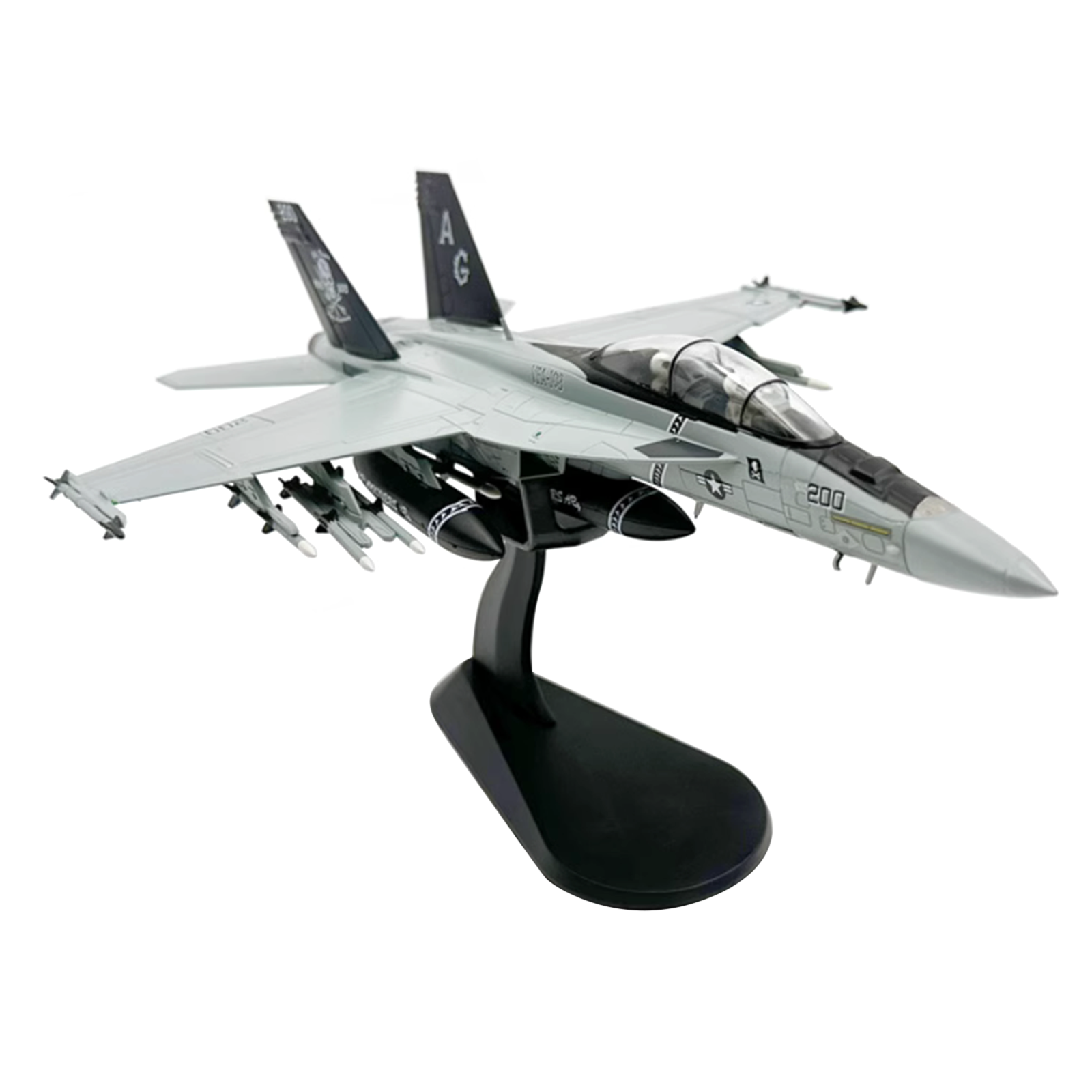 1:72 Scale US F/A-18F Super Hornet Aircraft Diecast Metal +