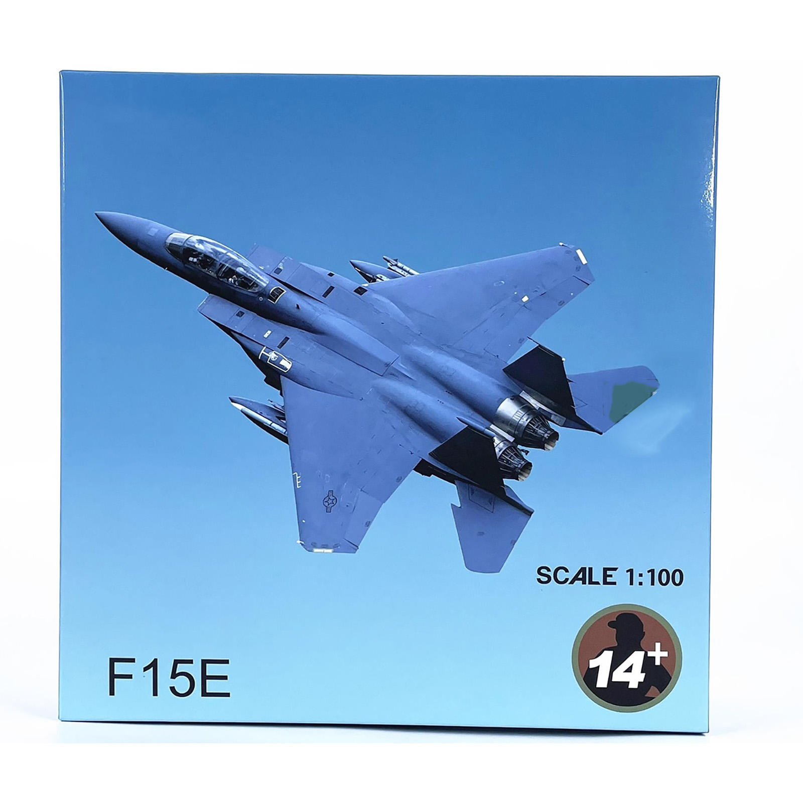F-15E Strike Eagle 1:100 Scale Alloy Diecast Model Aircraft with 