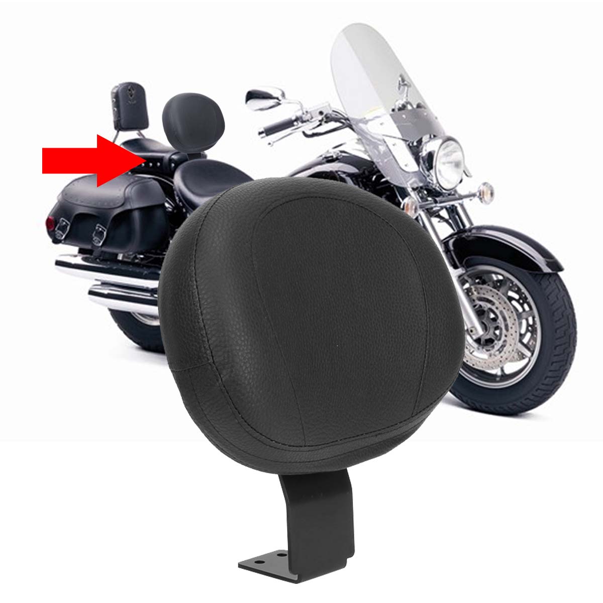 backrest pads for motorcycles