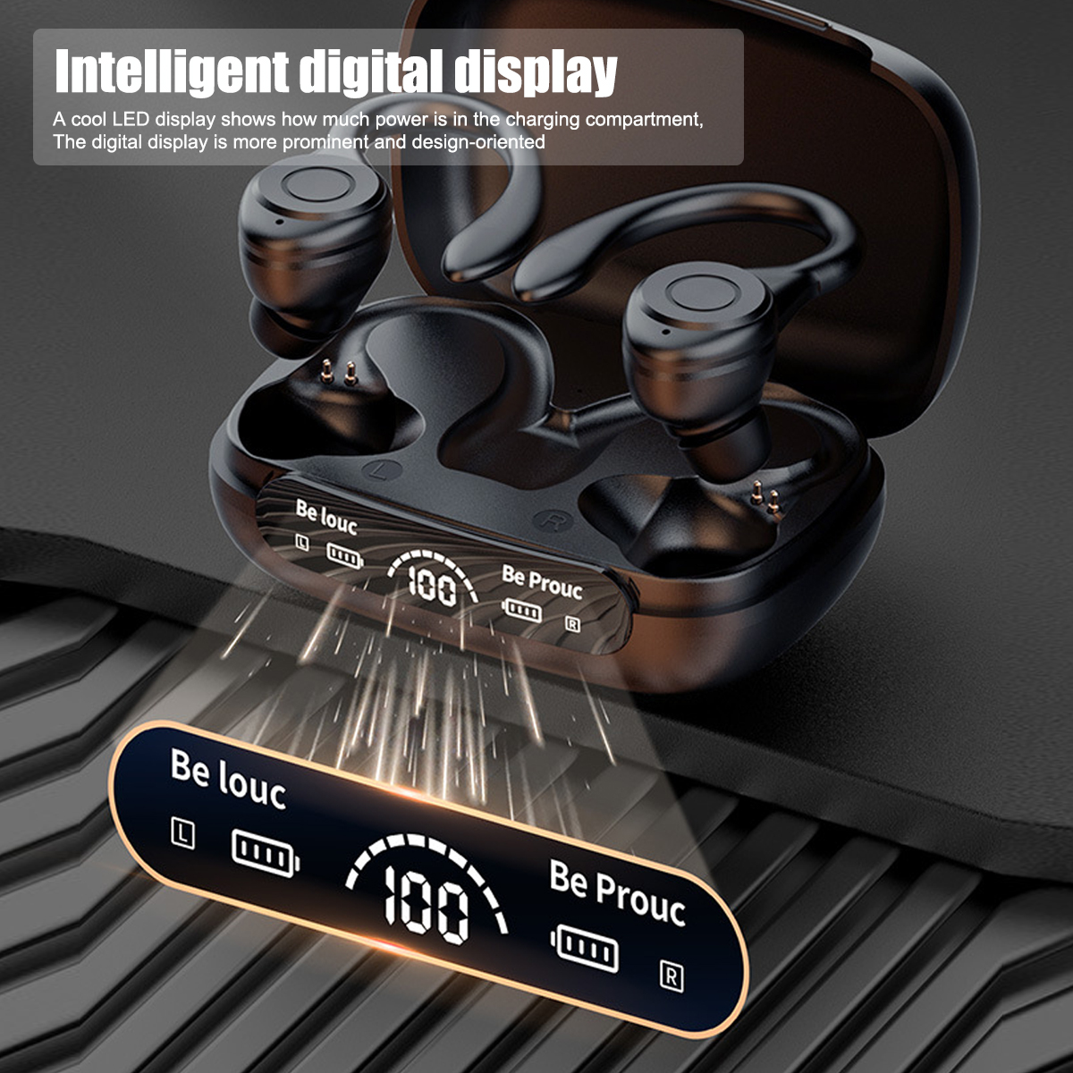 Auricolari M10 TWS V5.3 cuffie senza fili impermeabili con Power Bank 3D Touch Control cuffie per smartphone Auricolari M10 TWS V5.3 cuffie senza fili impermeabili con Power Bank 3D Touch Control cuffie per smartphone