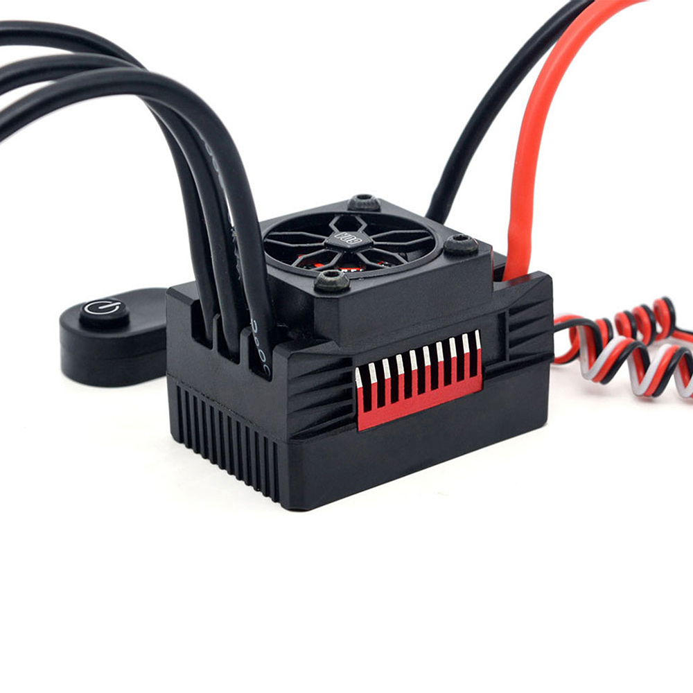 GoolRC 60A Waterproof Brushed ESC For 1/10 RC Cars & Boats - Compatible With 2S LiPo, 6-8S NiMH, Programmable - View #12