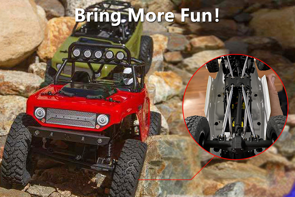 Racing Aluminum Link Set Deadbolt for Axial SCX24 AXI90081