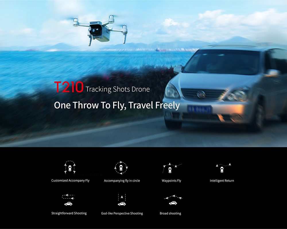 Walkera T210 4k Drone with Camera Professional GPS