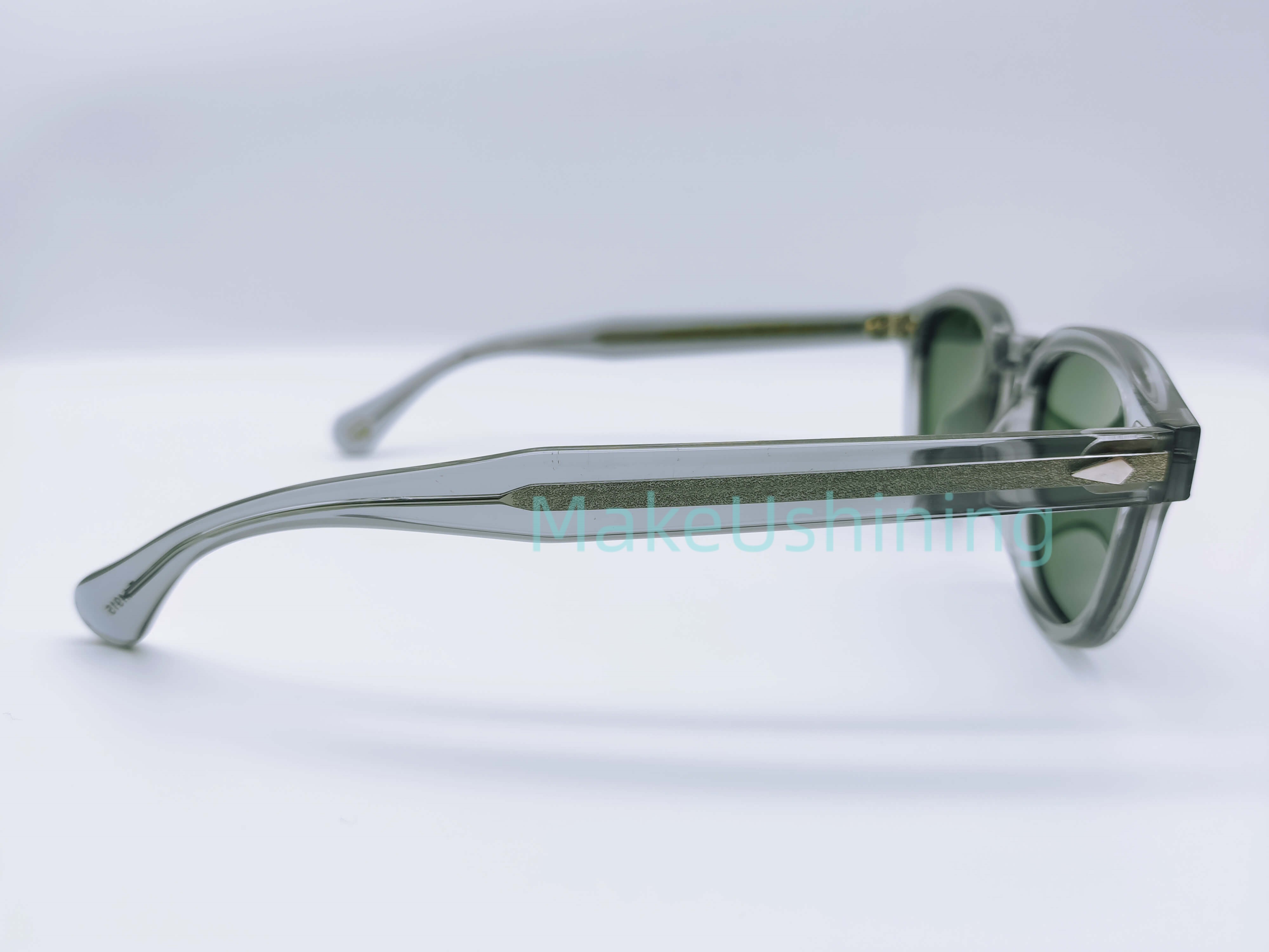 MOSCOT Lemtosh Sunglasses Light Grey Frame G15 Green Lenses MOSCOT Lemtosh Sunglasses Light Grey Frame G15 Green Lenses