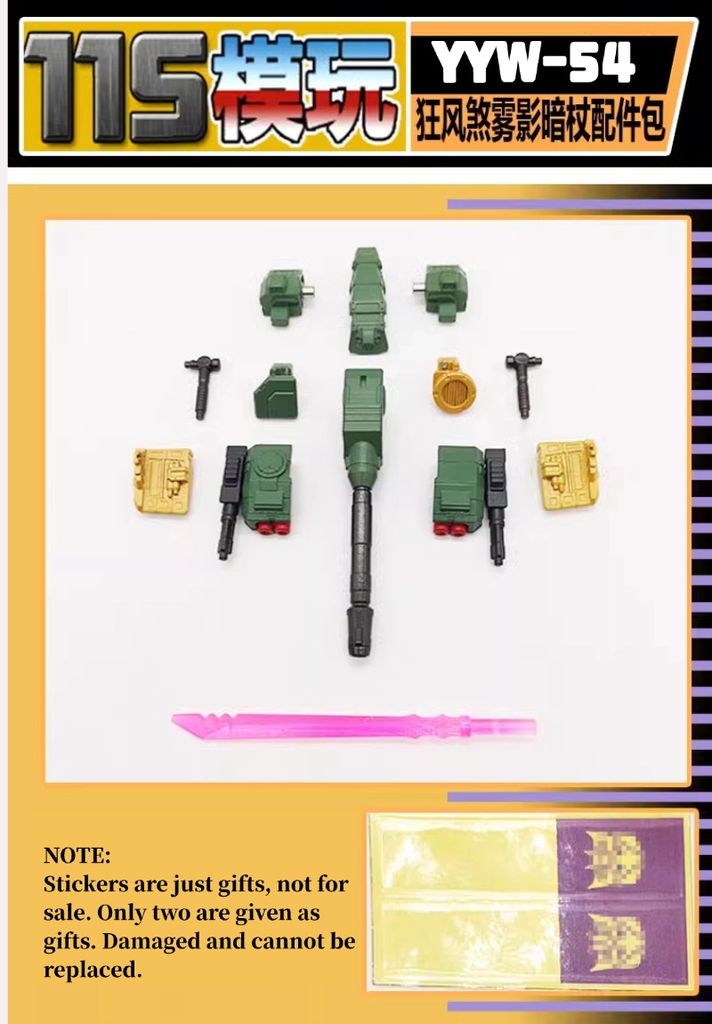 YYW-54 Upgrade Kit Weapon Armor For Legacy United Bludgeon