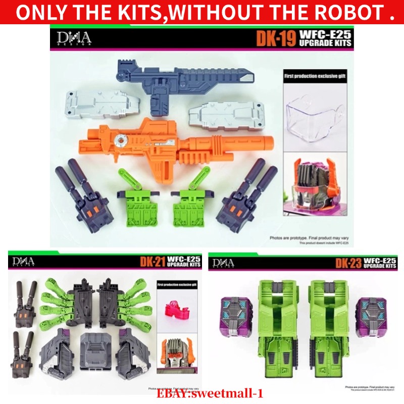 DNA DK-19/DK-21/DK-23 Upgrade Kit For WFC-25 Earthrise Scorponok