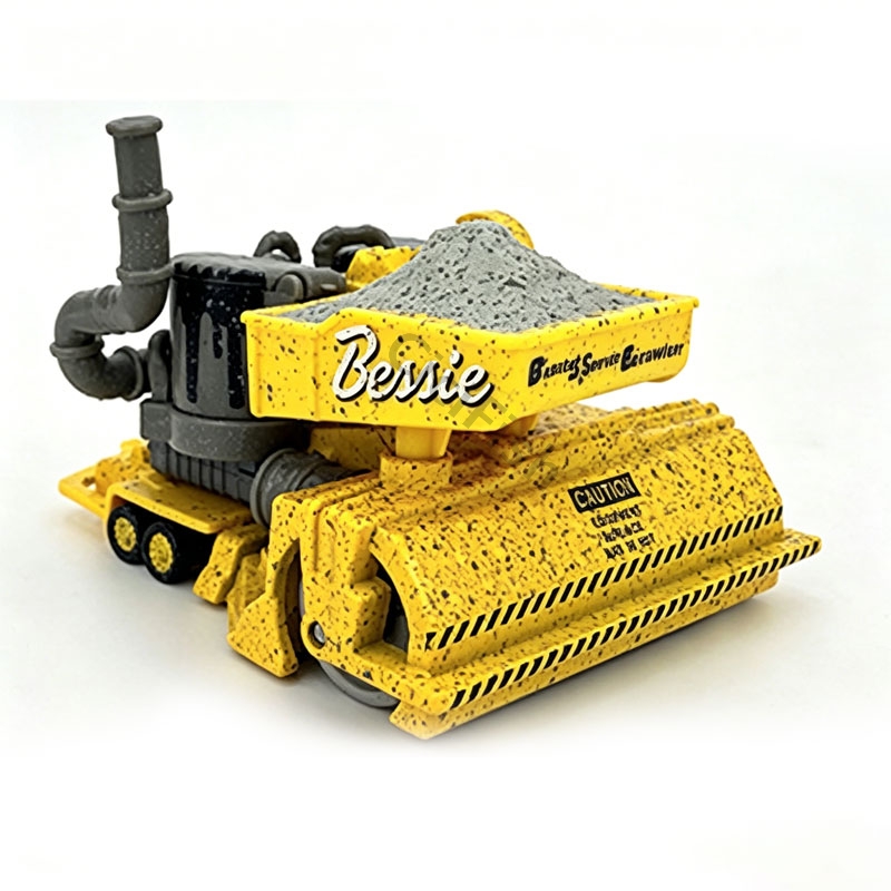 ディズニー　ピクサー　カーズ　ミキサー車　ベッシー　プラスチック製 Disney Piaxr Cars Diecast Model - Bessie - Finest Road-Paving