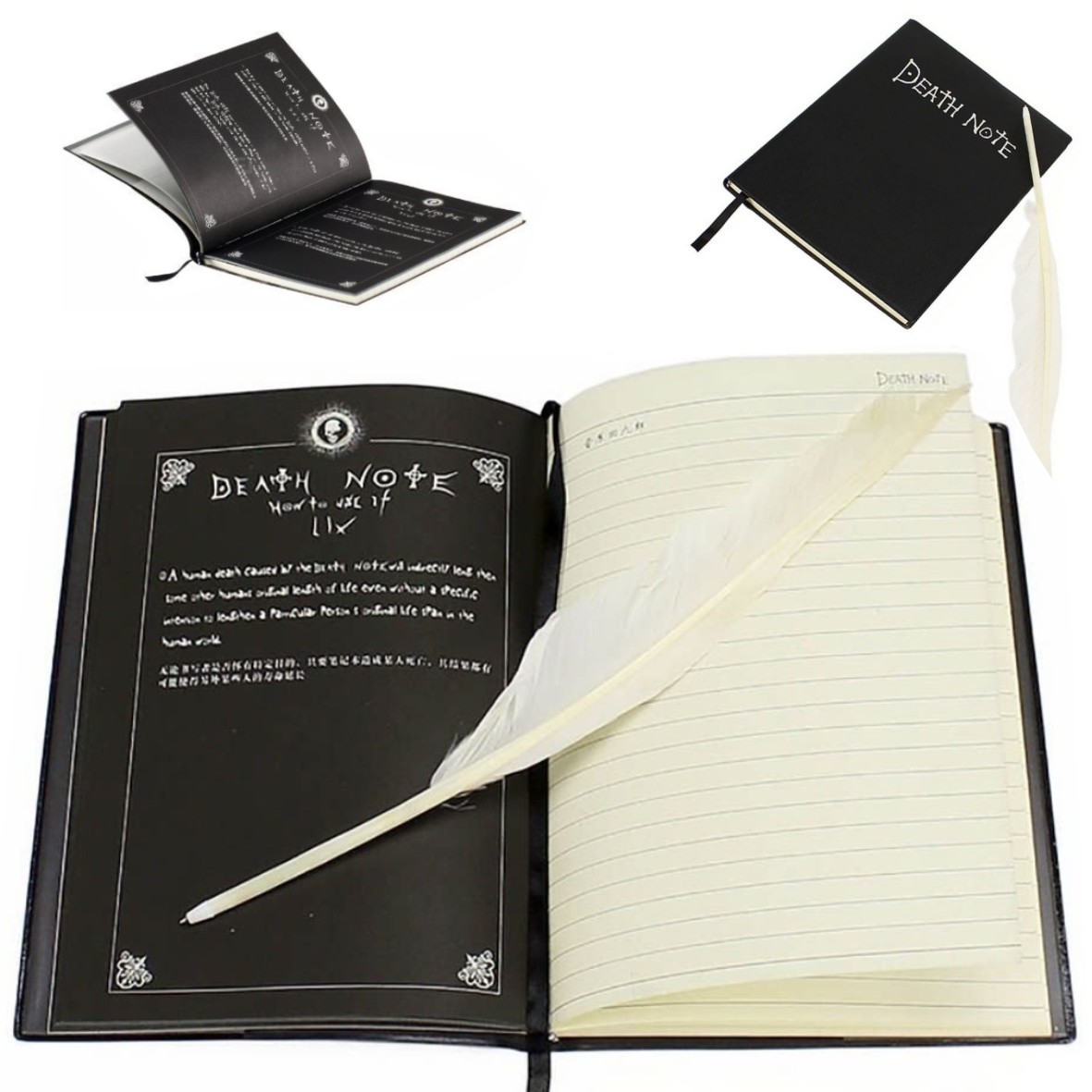 New Death Note Book Cosplay Notebook Journal Diary Anime Manga Uk Ebay