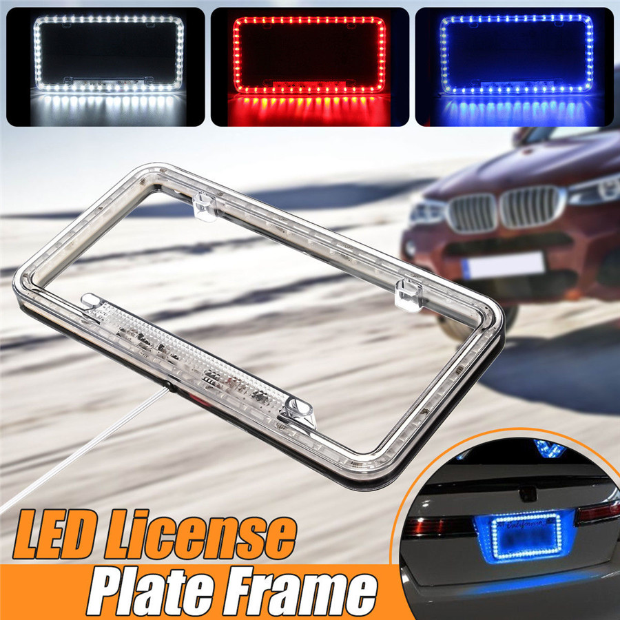 led car number plate